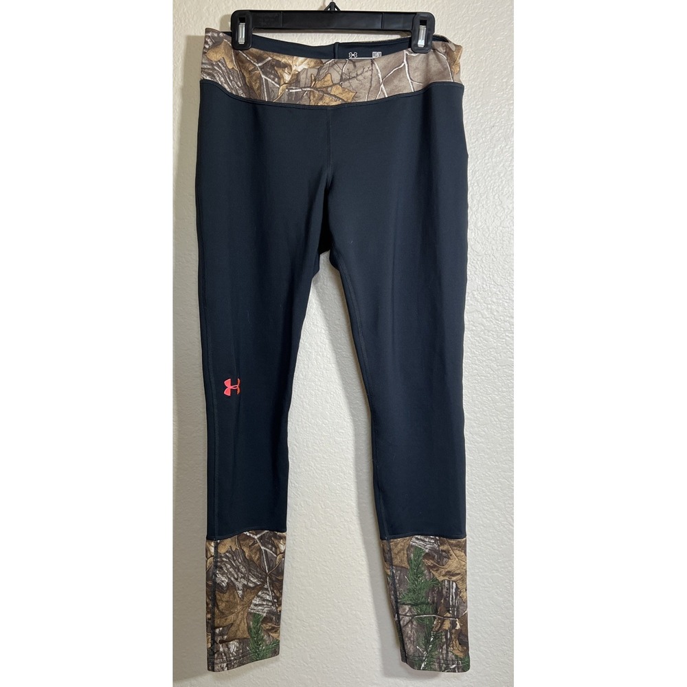 Under Armour ColdGear Realtree Camo Leggings Womens Size M